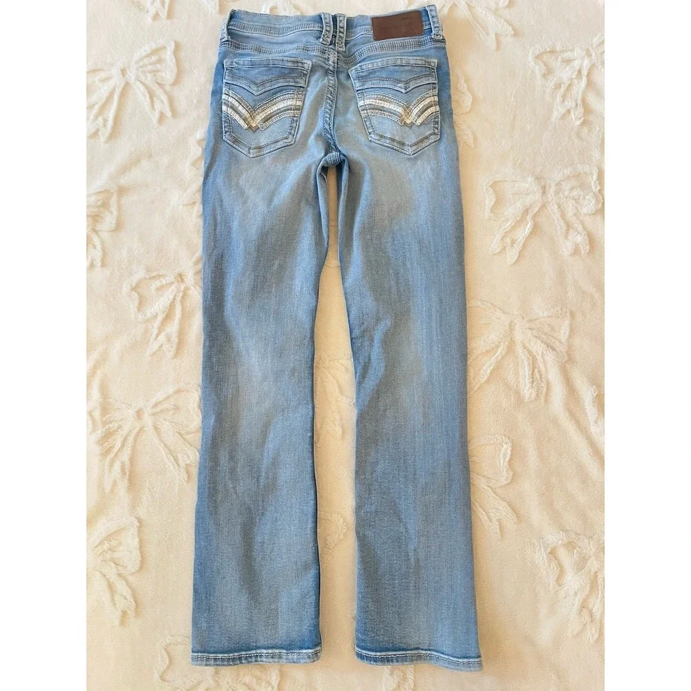 Buckle Black Fit No. 109 Bootcut Jeans Medium Blue Kids Size 14